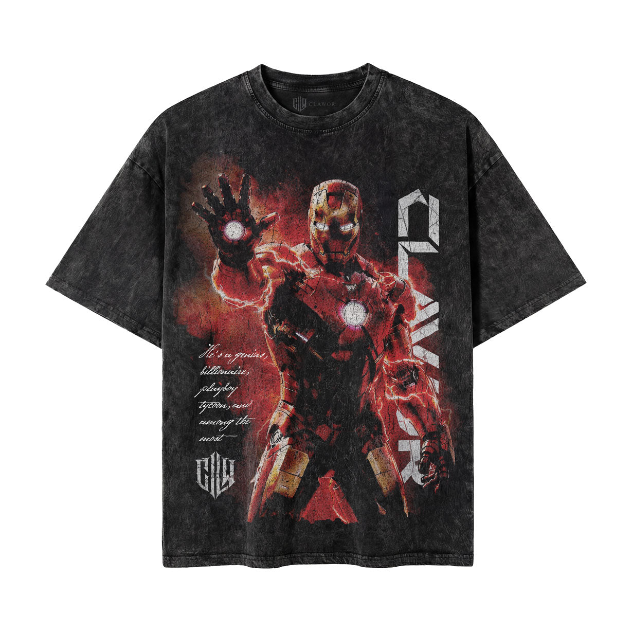 Limited Edition | MRVL: Iron Oversized Washed Tee