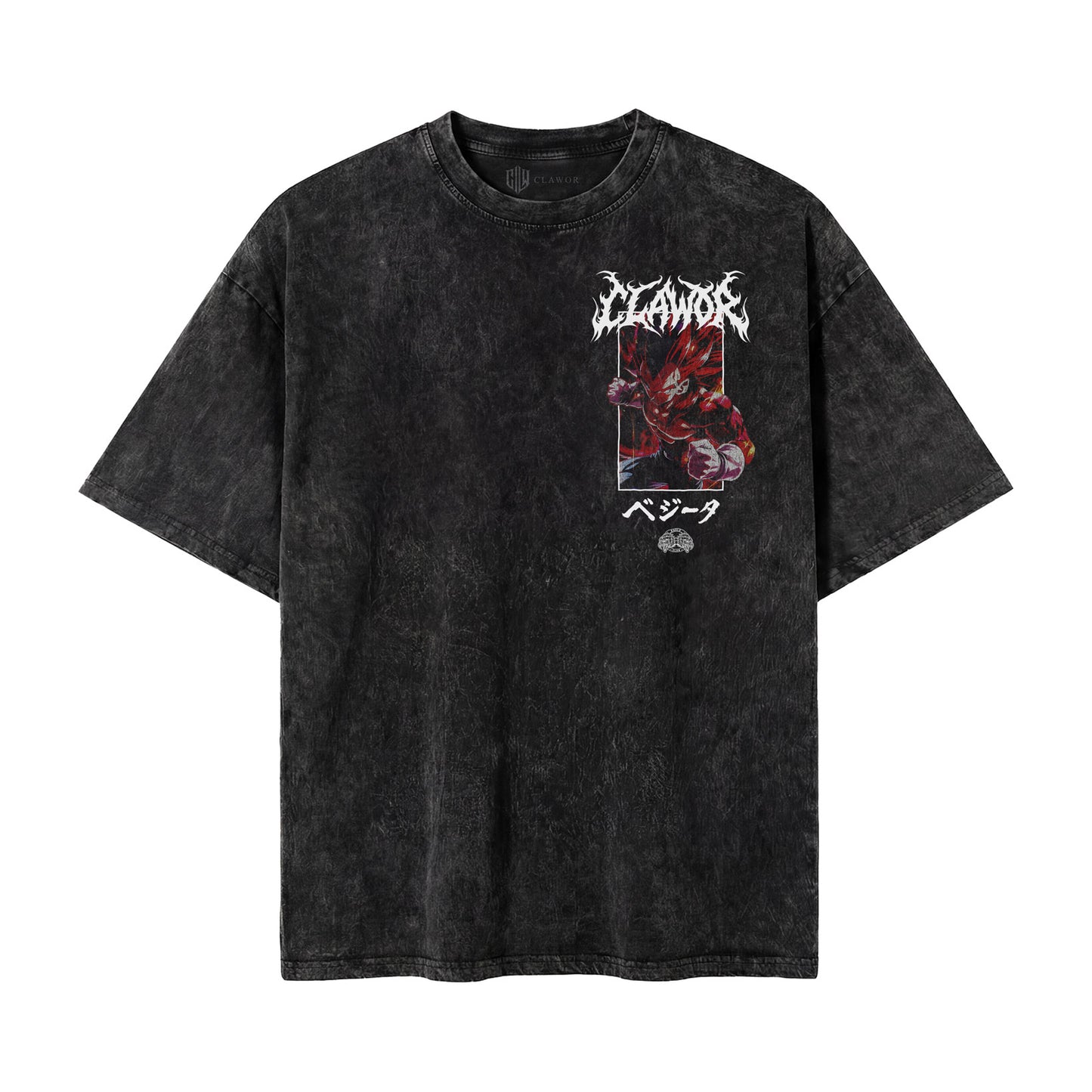 Limited Edition | Dragon Ball: Vegeta Oversized Washed Tee