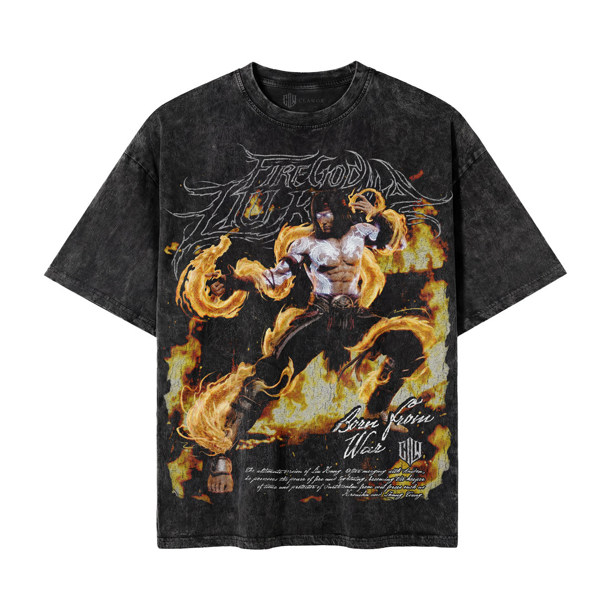 MK: LiuKang Oversized Washed Tee