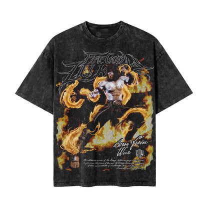 MK: LiuKang Oversized Washed Tee