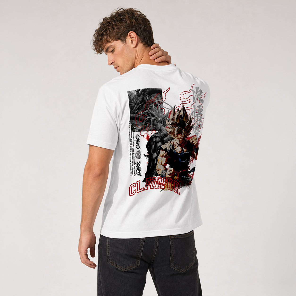 Limited Edition | Dragon Ball: Goku SSJ2 White T-Shirt