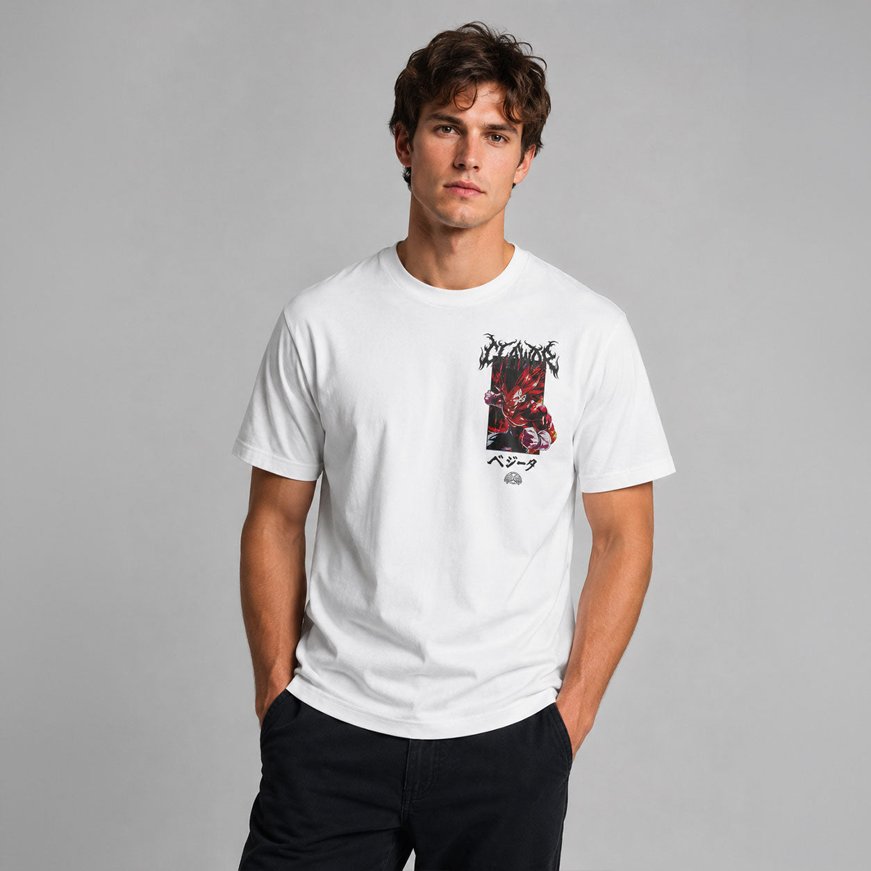 Limited Edition | Dragon Ball: Vegeta SSJ4 White T-Shirt