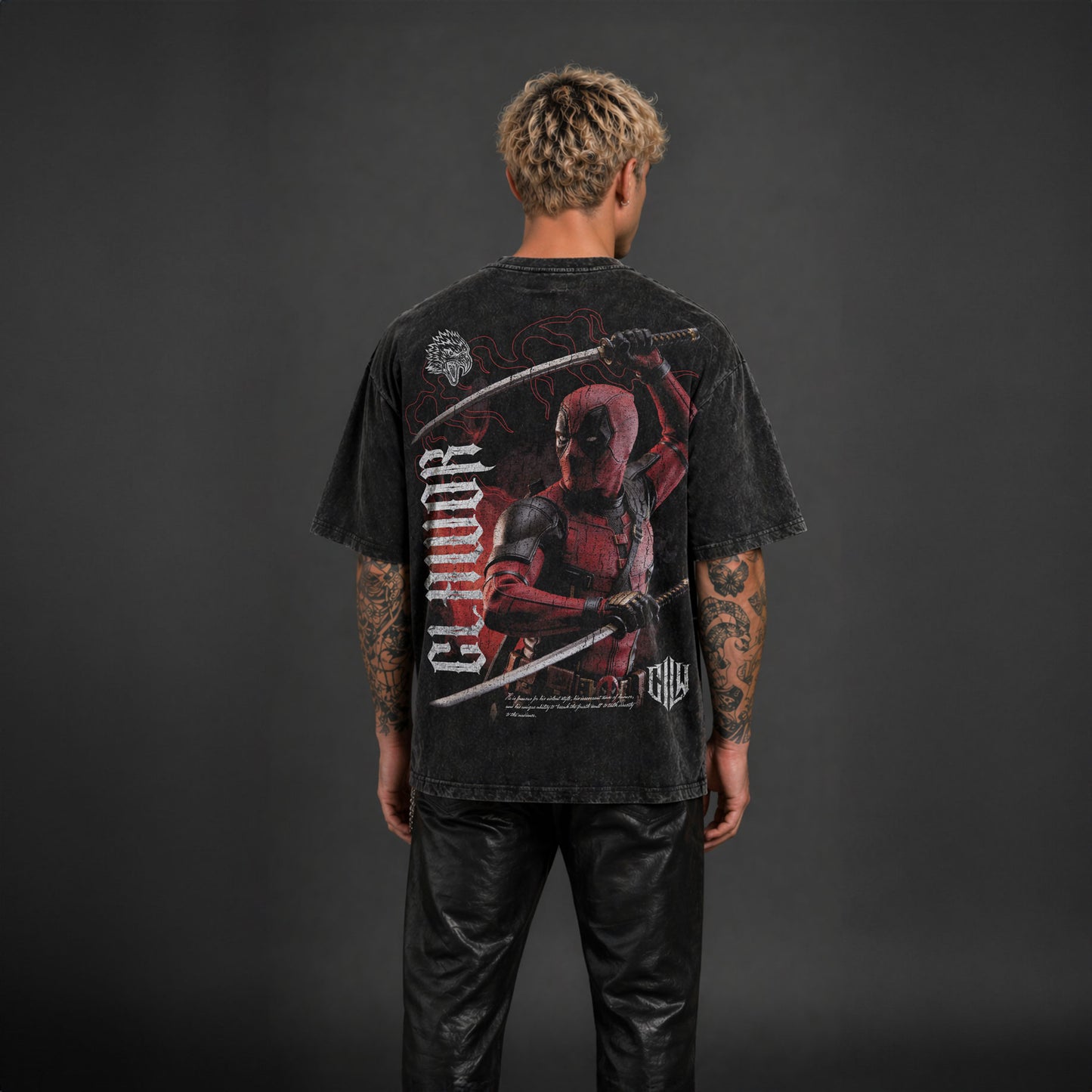 Limited Edition | MRVL: Red Oversized Washed Tee