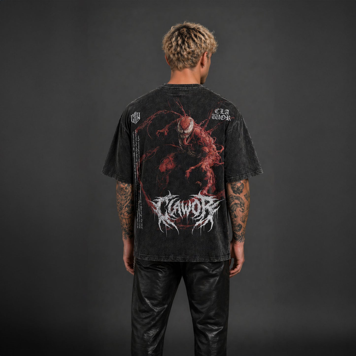 Limited Edition | MRVL: Red Symbiote Oversized Washed Tee