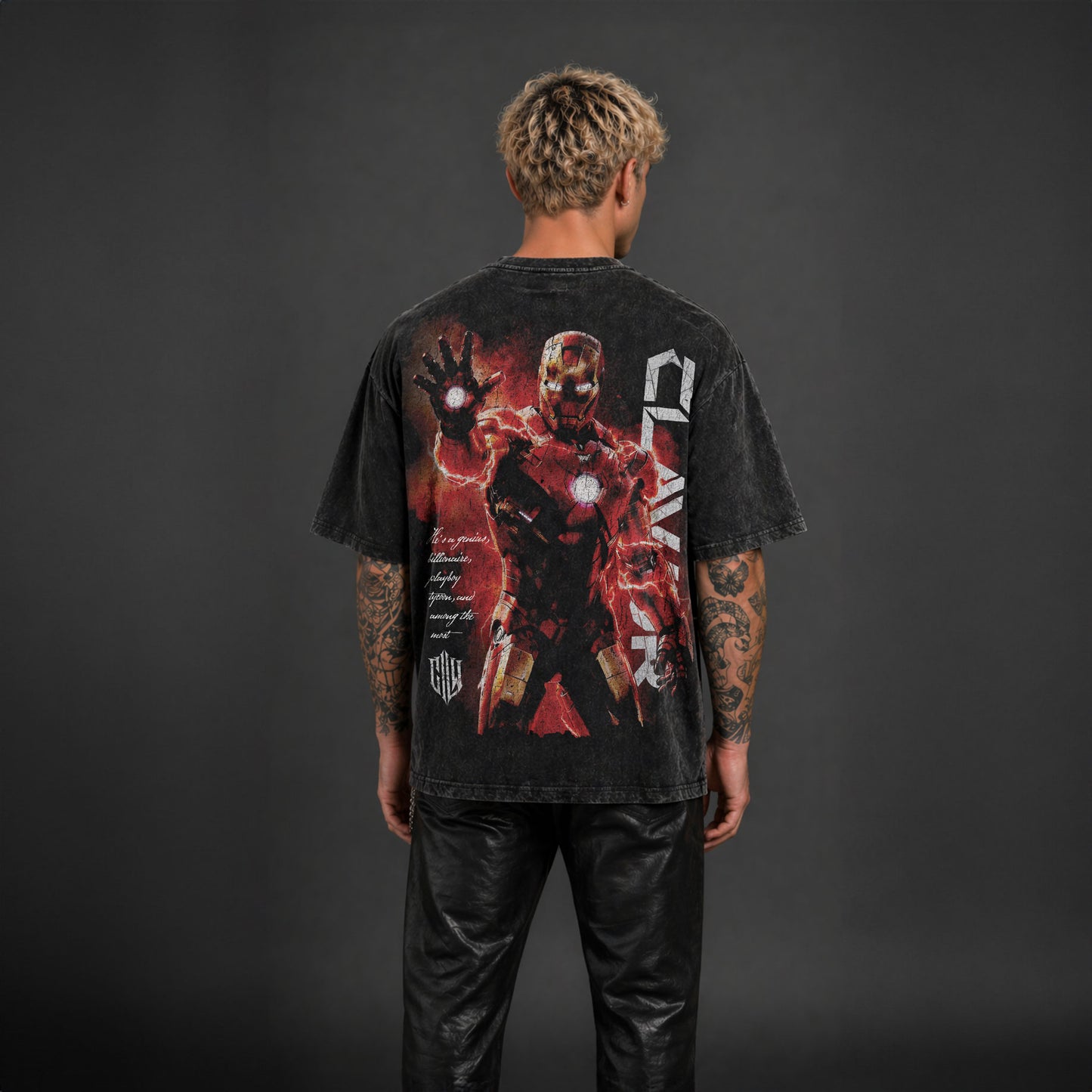 Limited Edition | MRVL: Iron Oversized Washed Tee