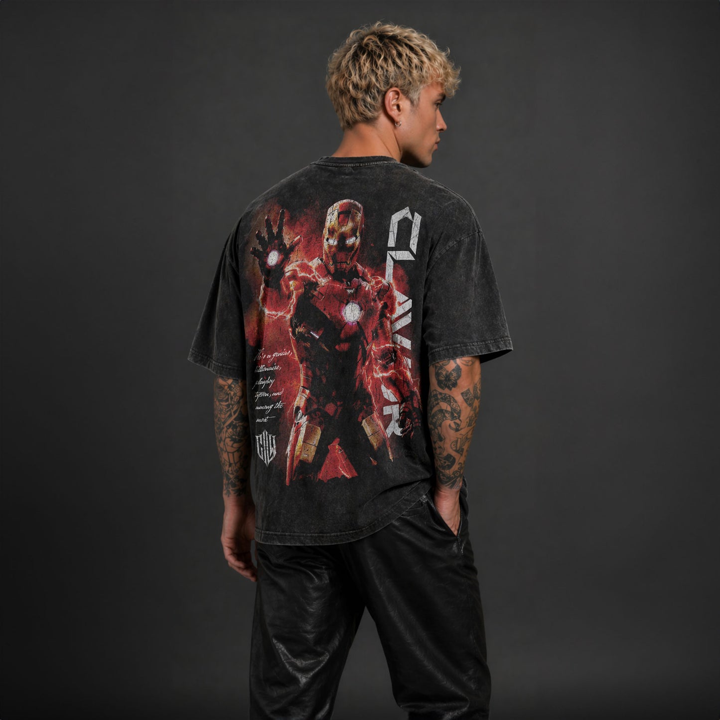 Limited Edition | MRVL: Iron Oversized Washed Tee