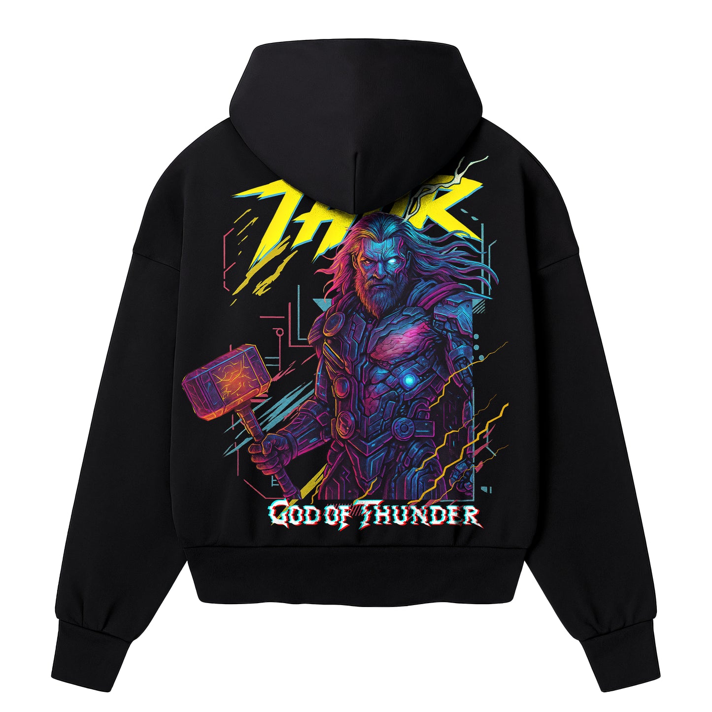Nekrotech "THOR.EXE // GOD OF THUNDER" Hoodie
