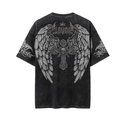 Morté Fallen Angel Oversized Washed Tee