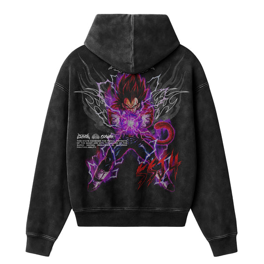 Dragon Ball | Vegeta SSJ4 Washed Hoodie