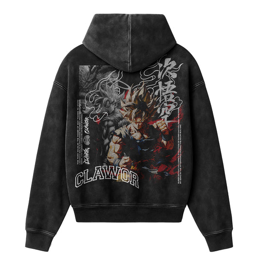 Dragon Ball | Goku SSJ2 Washed Hoodie