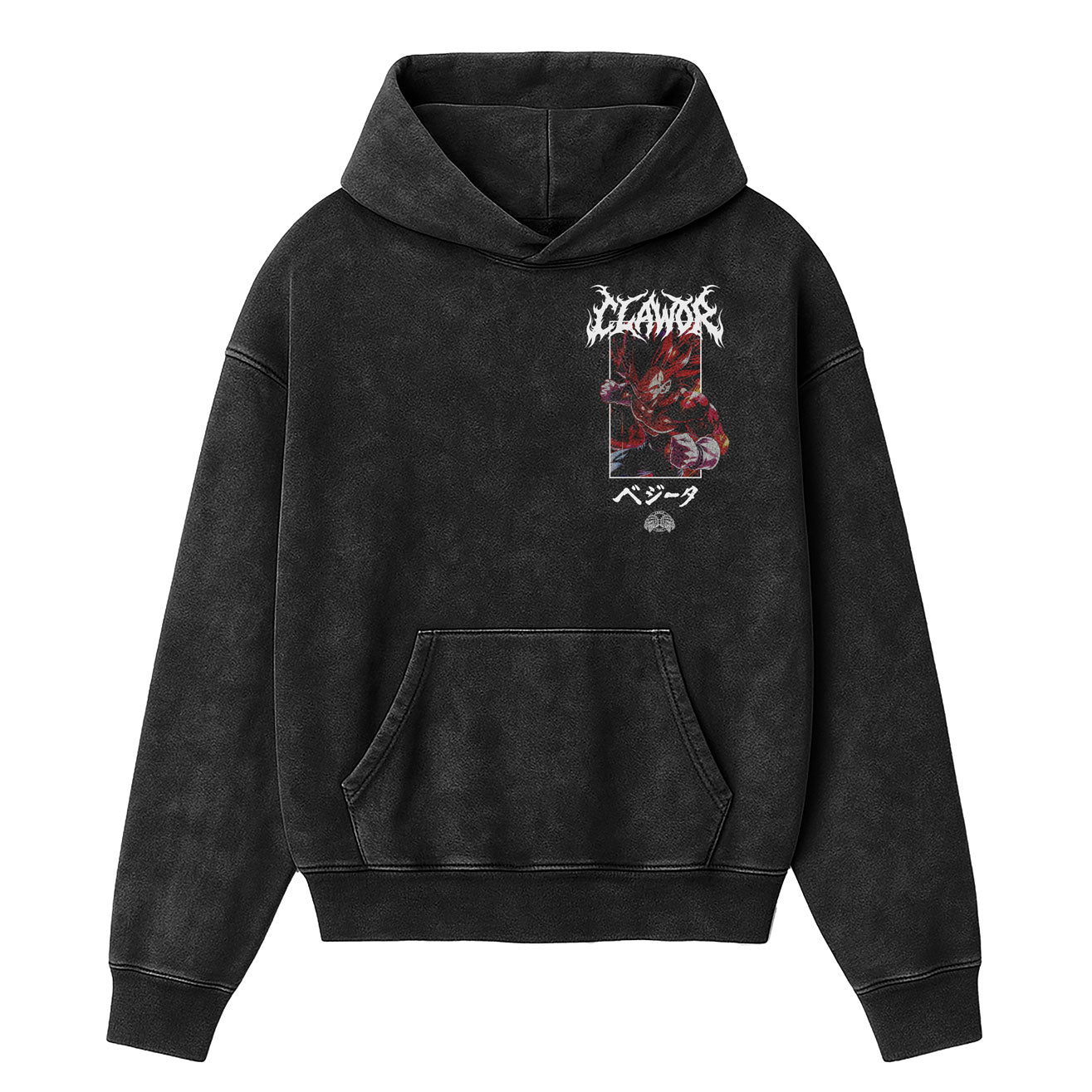 Limited Edition | Dragon Ball: Vegeta SSJ4 Washed Hoodie