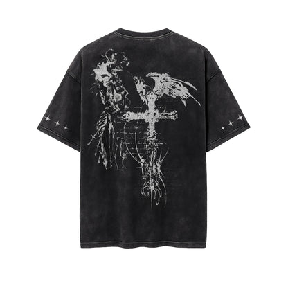 Celestia Claw of the Angel Oversized Washed Tee
