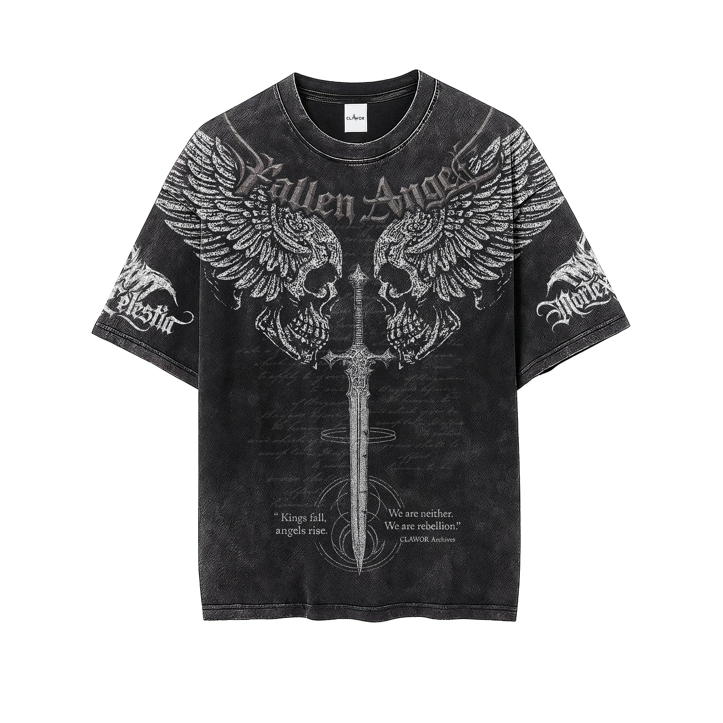 Morté Fallen Angel Oversized Washed Tee