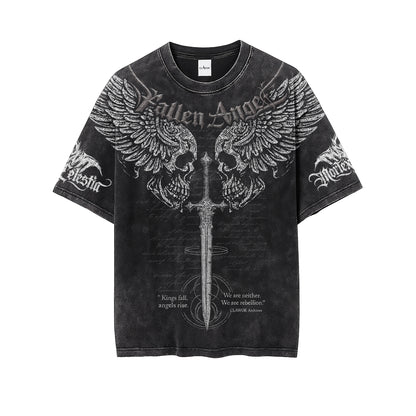 Morté Fallen Angel Oversized Washed Tee