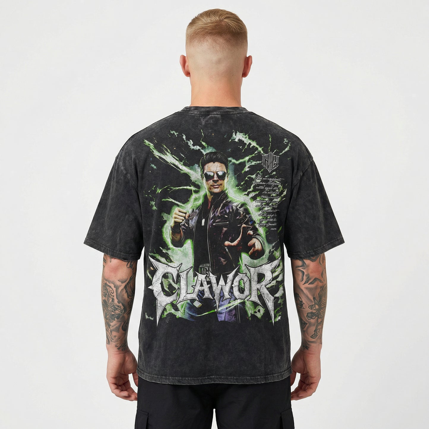 MK: Johnny Cage Oversized Washed Tee